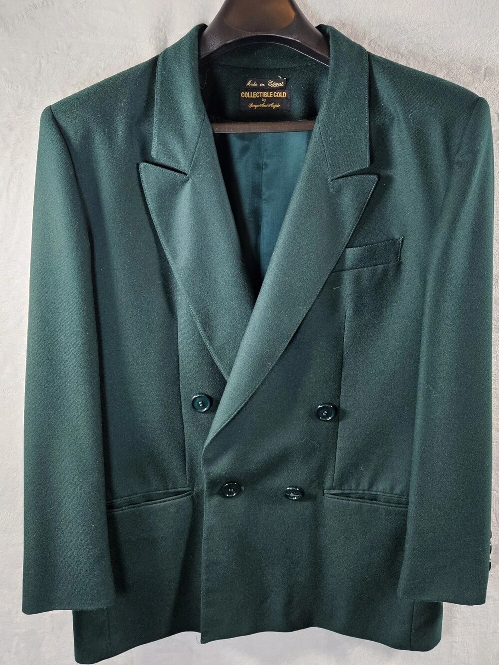 Giorgio Sant Angelo Blazer Jacket Double Breasted Pure Wool Womens Sz 14